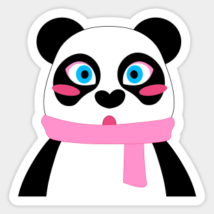 Cute panda bear Sticker